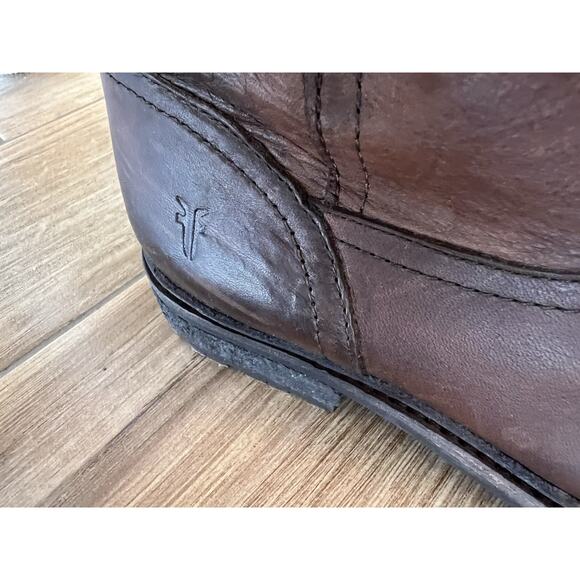 Womens Frye Celia Shearling Short Boots Charcoal 76747 Leather Winter 6.5 B - Picture 3 of 11